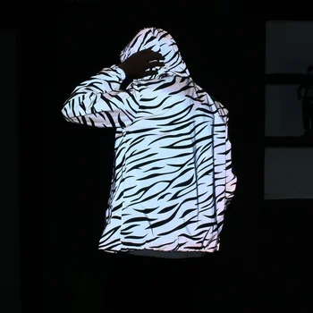 

3m full reflective jacket men women japanese hip hop streetwear harajuku spring autumn windbreaker night shiny casual jacket men