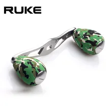 Руке Рыболовная катушка ручка для литья приманки, алюминиевый сплав рокер EVA ручка, 8*5 размер отверстия, костюм для Abu и Катушка Daiwa