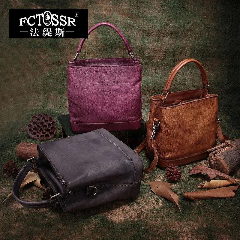 الرجعية حقيبة يد المرأة حقيبة كتف حقيقية جاكيت جلدي-مقبض حقيبة 2019 عارضة حقيبة ساعي اليدوية كبيرة قدرة حقيبة يد