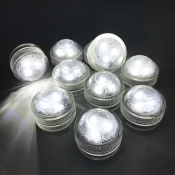 

10Pcs* Indoor Outdoor underwater led lamp,Waterproof LED Aquarium light for Fish Tank submersible 3led Spot lamp light