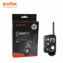 Godox Células II-All-in-One ttl Ettl Flash Gatilho Transmissor de Controle Remoto Sem Fio 1/8000 Velocidade para Canon DRSL Câmera