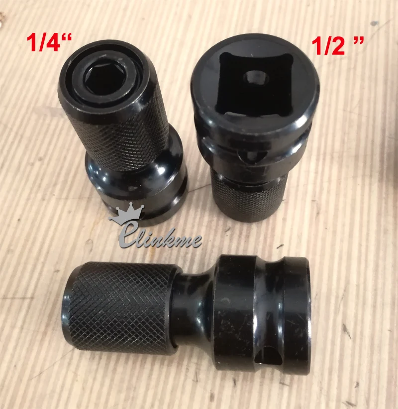 1/4" hexagon Drill Chuck Adaptor for Impact Wrench Conversion 1/2
