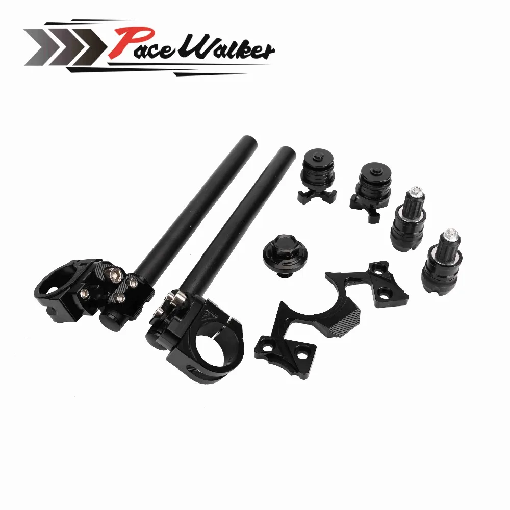 Бесплатная доставка для Kawasaki Ninja 250 300 2013 2014 2015 2016 Регулируемый руль клип на бар