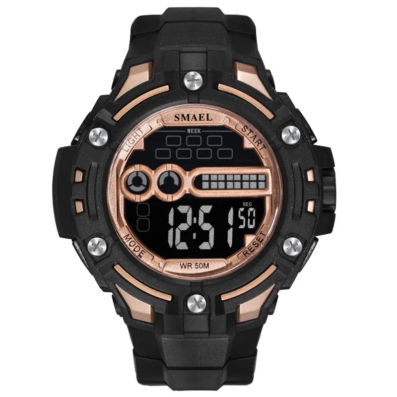 SMAEL Watch Men Sports Watches Fashion LED Digital Watches Electronic Wristwatches Men's Waterproof Watch Military Army Watches SMAEL Watch Men Sports Watches Fashion LED Digital Watches Electronic Wristwatches Men's Waterproof Watch Military Army Watches