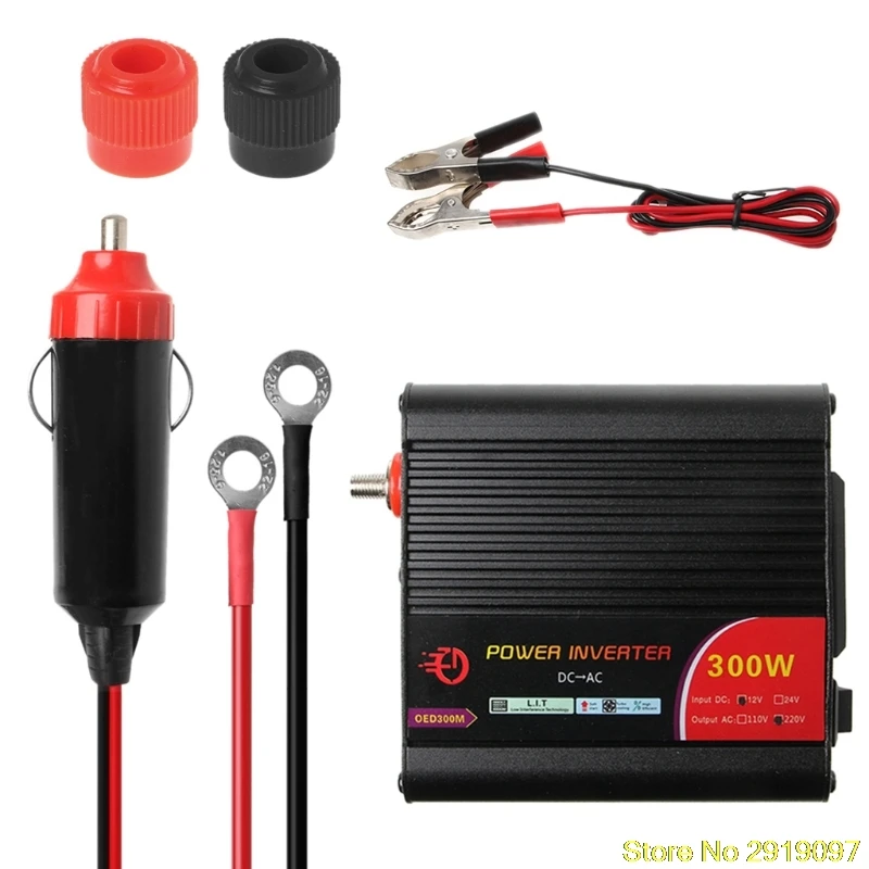 OOTDTY Новый 300 Вт/400 Вт/500 Вт/600 Вт Преобразователь мощности DC 12 В до 220 AC автомобильный
