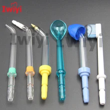 6 наконечников для зубной нити мощность зубной нити струи воды Чистящая нить для зубов Гигиена полости рта Nicefeel водный Пульс водяная пика