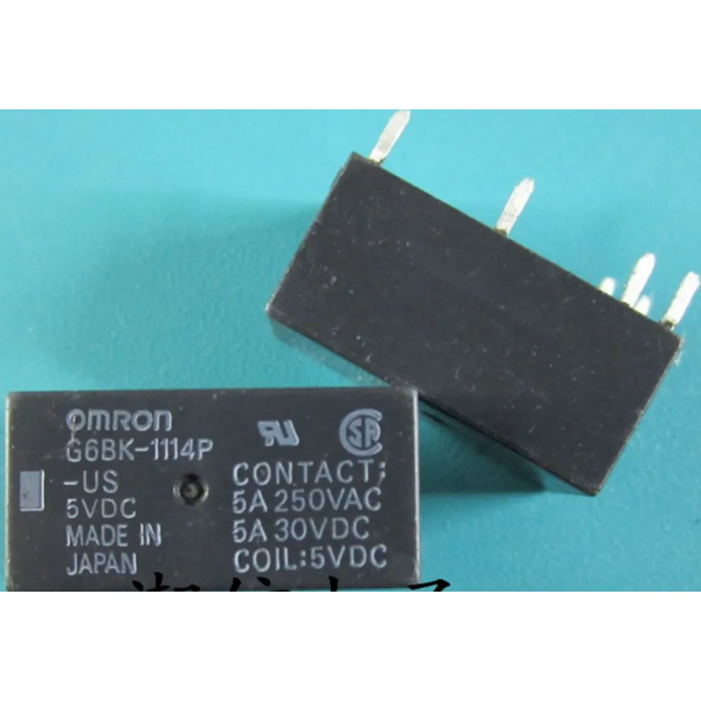 Оптовая продажа 10 шт./лот реле G6BK-1114P-US-5VDC