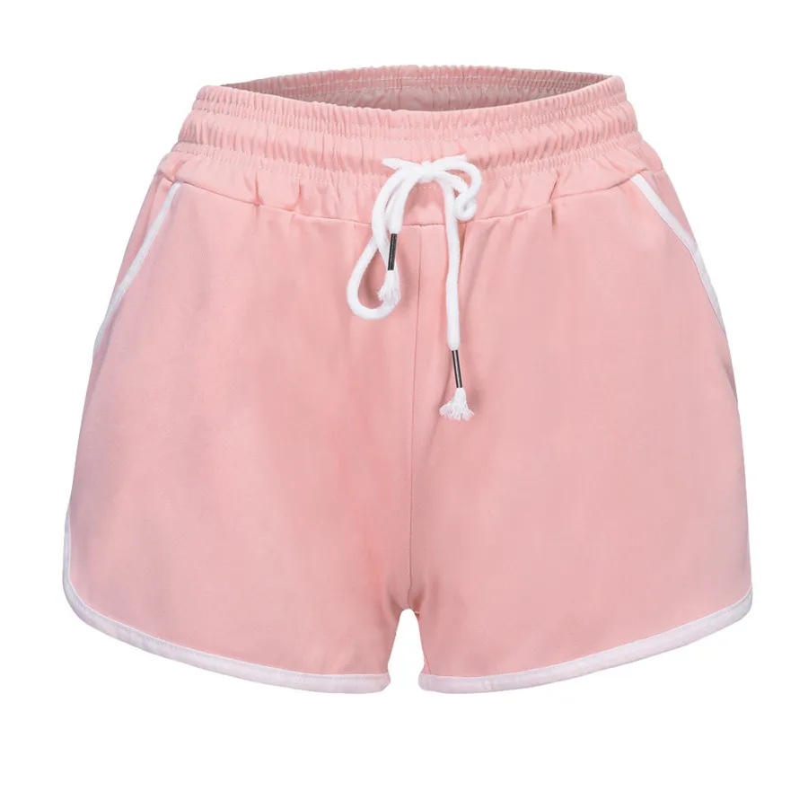 2019 women's comfortable sexy sports short summer casual high waist ladies running sports shorts polyeste Quick drying 40J21 (12)