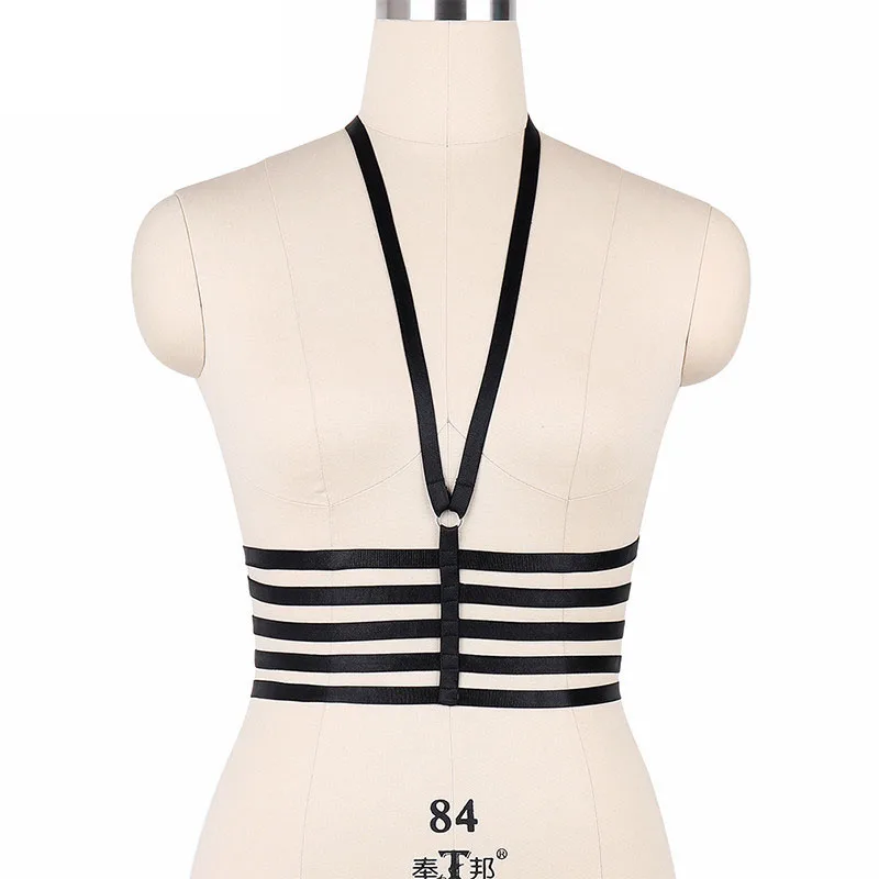 Arnés de Bondage para mujer, sujetador Punk Rock, cinturones de arnés ...