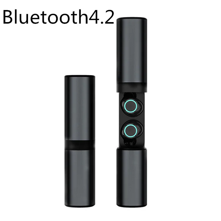 Bluetooth 5,0 наушники стерео Беспроводная bluetooth-гарнитура Близнецы портативные спортивные наушники аuriculares для бутонов смартфонов - Цвет: Цвет: желтый