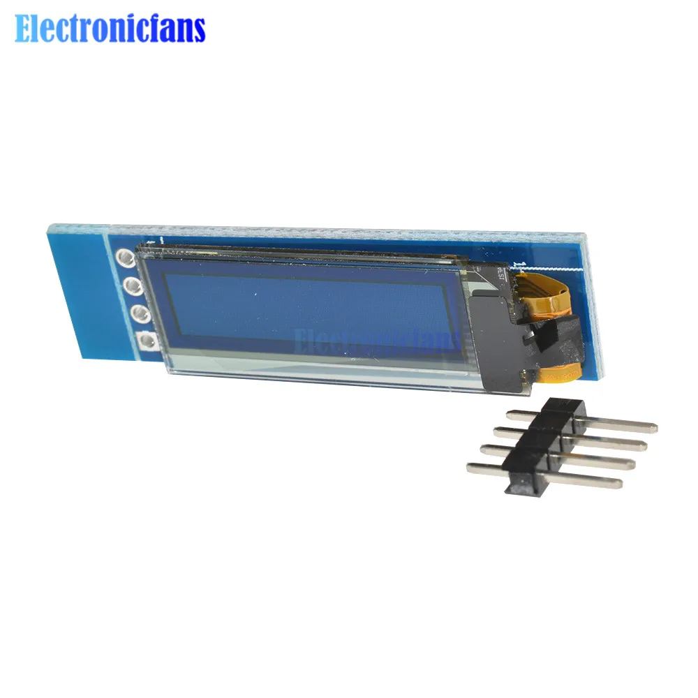 10 шт. 0,91 дюйма 128x32 IIC IEC синий OLED ЖК-дисплей DIY модуль 0,9" SSD1306 Драйвер IC модуль для Arduino PIC DC 3,3 В 5 В