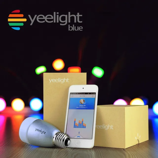 Newest Original Xiaomi Yeelight Blue Smart Light Bulb Controlled By Newest Original Xiaomi Yeelight Blue Smart Light Bulb Controlled By Phone For Ios And Android Support