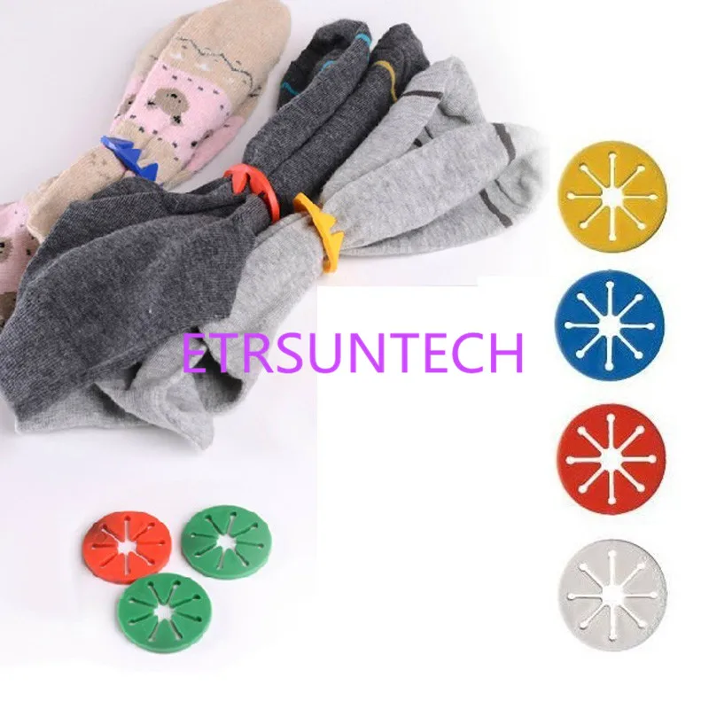 2016pcs/lot Sock Holder Rings Pack of Colorful Sock Organizers Sorters