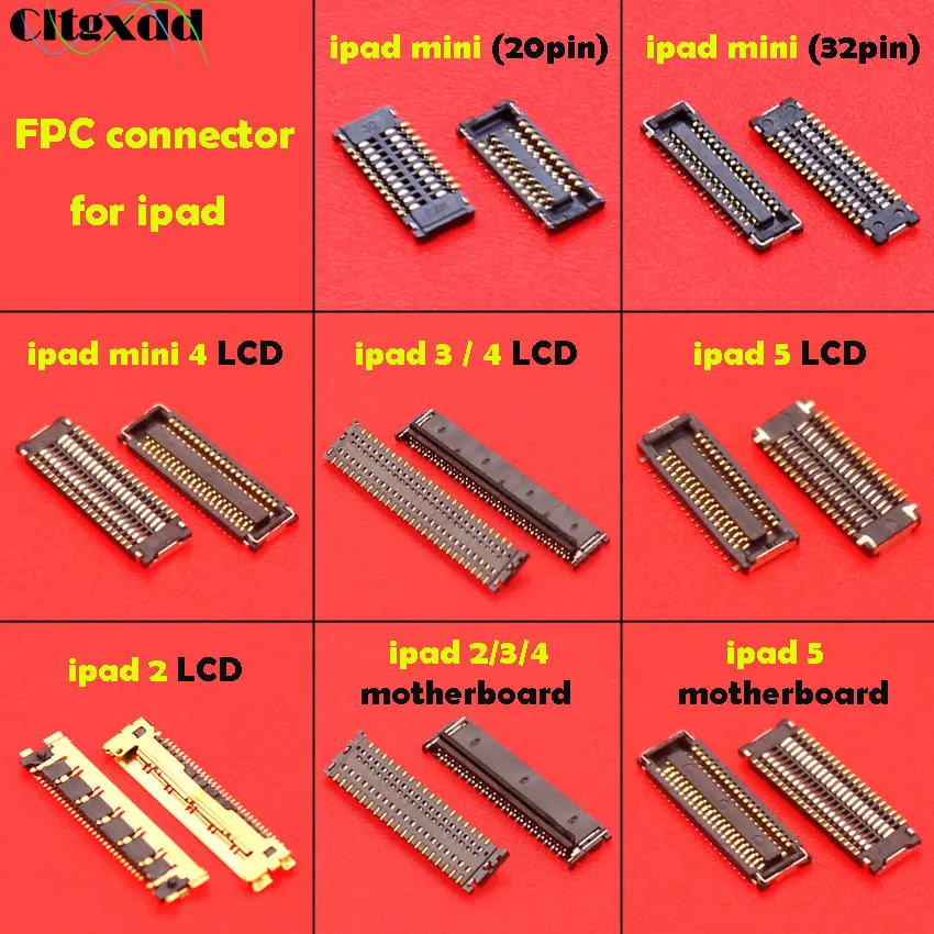 Cltgxdd Mini 20pin 32 контактный ЖК дисплей разъем FPC порта Замена материнской