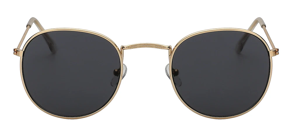 Gold w black lens XIU овальные оттенки брендовые дизайнерские солнцезащитные очки для мужчин и женщин Ретро Винтажные Солнцезащитные очки Лидер продаж металлические очки UV400 - Цвет линз: Gold w black lens