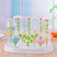 Сушилка для детских бутылочек многофункциональная Съемная портативная для кормления бутылочка с крышками Съемная детская полка для сосок