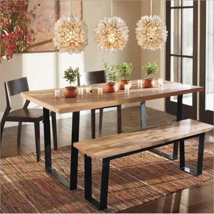 Дизайн обеденного стола. Стол Berner 160 Antic Wood BK. Стол на кухню. Модные кухонные столы. Красивый обеденный стол.