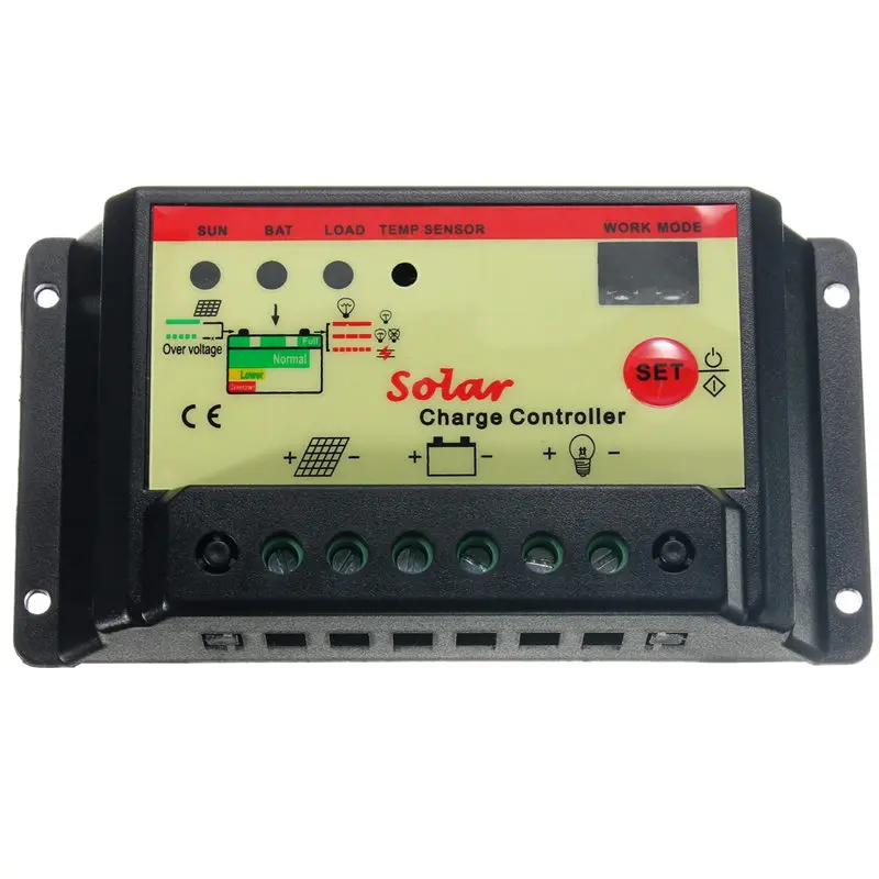 

2017 12V/24V 10A Solar Panel Controller For Solar Energy System Solar Charge Regulator Solar Controllers