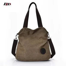 Бренд KVKY, Большая вместительная Повседневная Сумка-тоут, женская сумка через плечо, сумки из холщовой ткани, вместительные сумки для женщин, пляжная сумка