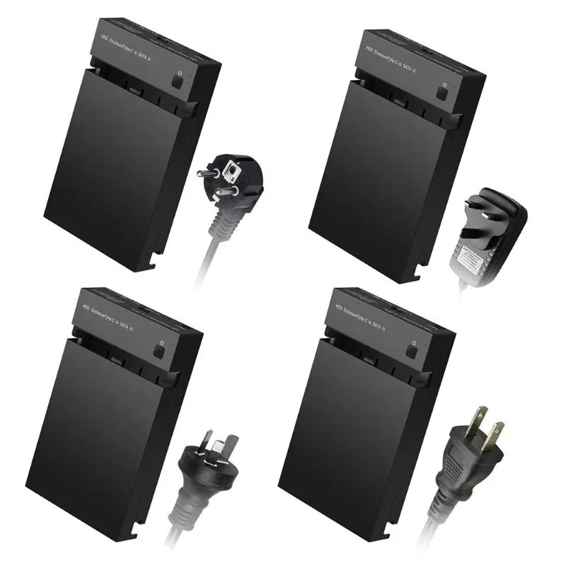  Carcasa HDD USB3.0 a SATA3.0 Dual alta velocidad 25 