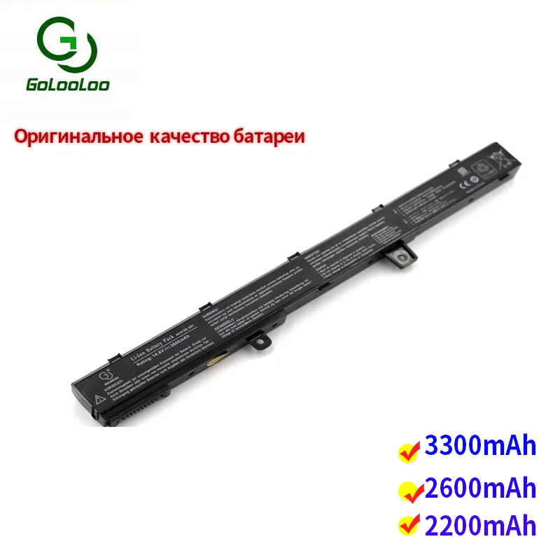 

Golooloo 4 cells laptop battery for Asus A31LJ91 A31N1319 A41N1308 0B110-00250100M X45LI9C YU12008-13007D YU12125-13002