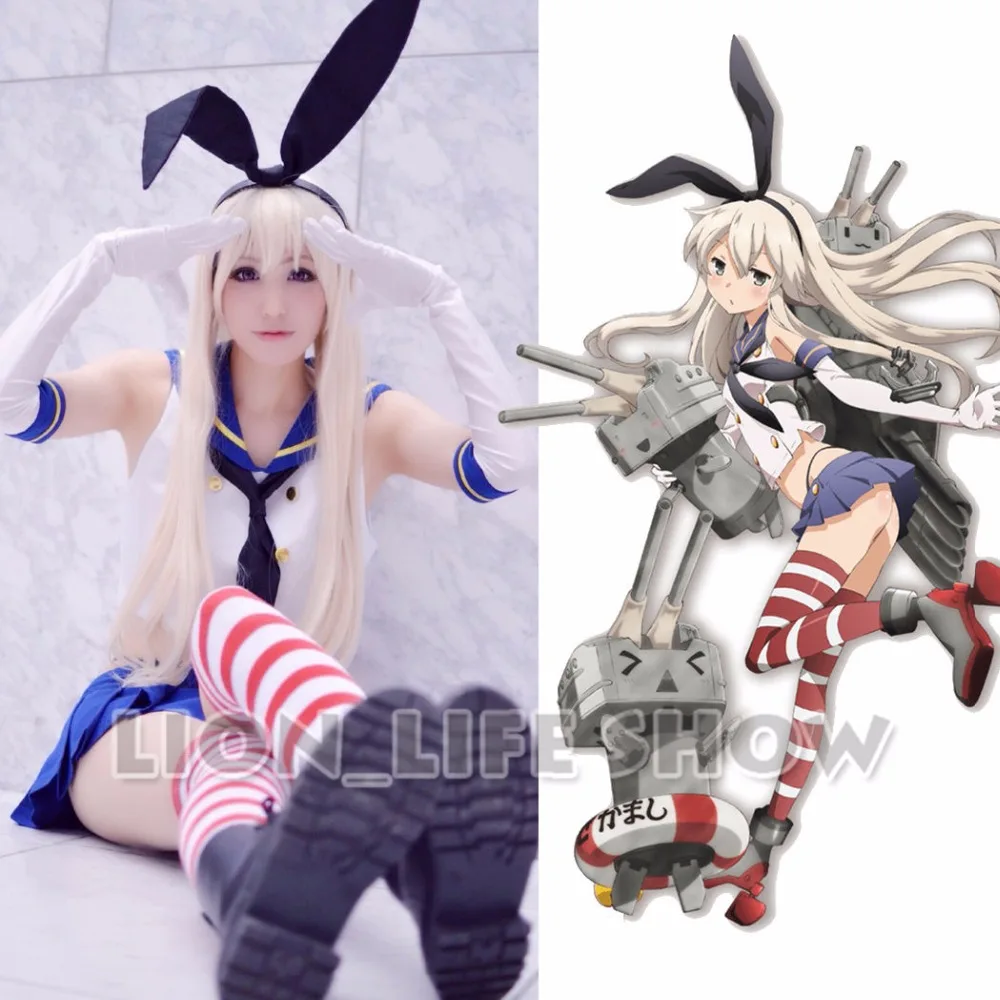 Женский костюм для косплея Biamoxer Kantai Collection Shimakaze Сейлор |