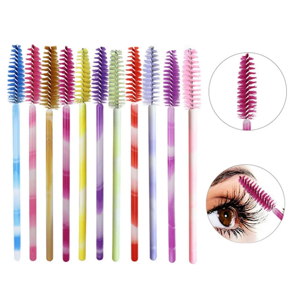 

50pcs Disposable Mini Eyelash Eye Lash Makeup Brush Eyelash Comb Eyelash Curl Wands Applicator Beauty Tools Beauty Makeup Tool