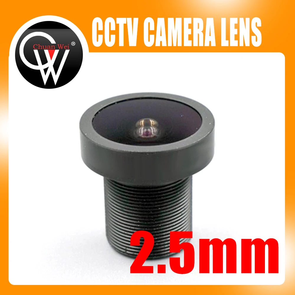 

New 5MP Lens 2.5mm lens 2.5mm FISH EYE Wide Angle Fix Board FOR CCTV Security HD IP Camera