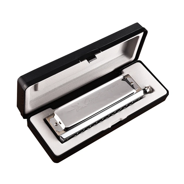 Swan Chromatic Harmonica 1040 Mouth Organ Harp gaita strumenti musicali