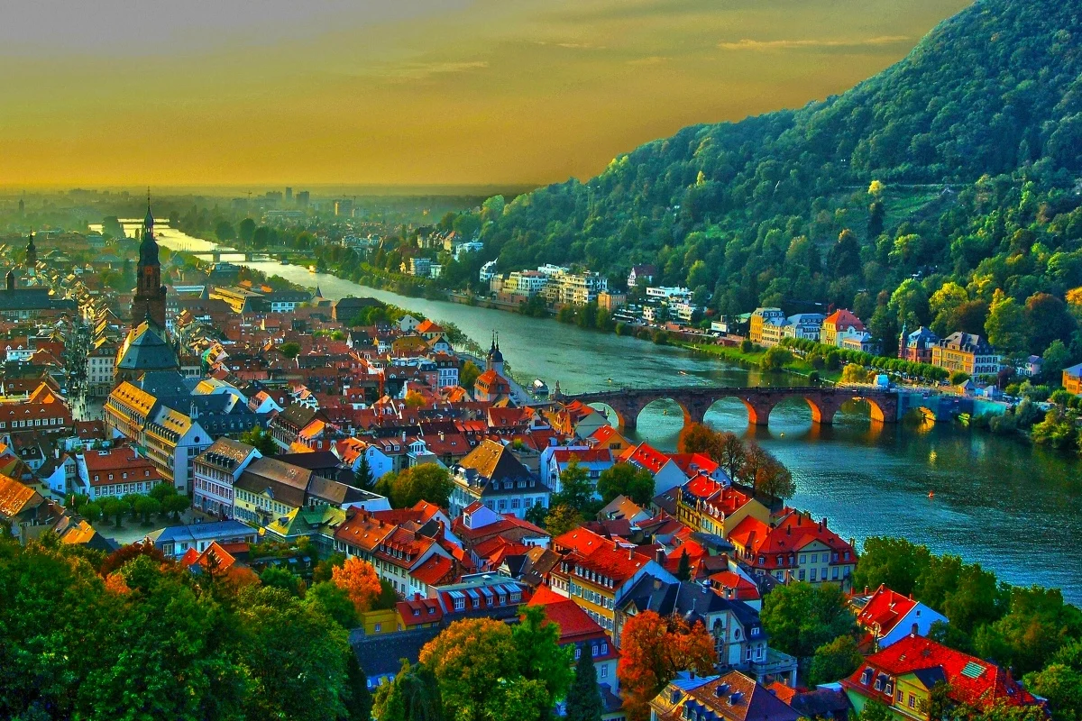 canvas fabric poster custom print (frame available) beautiful Germany landscapes 559TFJ for wall