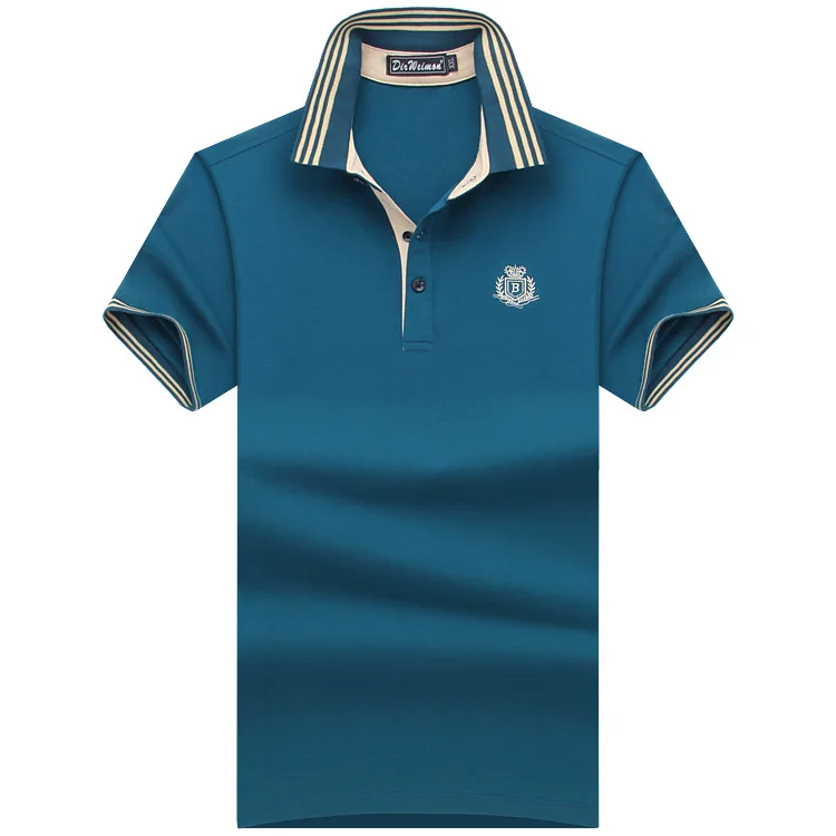 Летняя Классическая брендовая мужская рубашка Поло рубашка поло с коротким рукавом дизайнерская рубашка поло размера плюс 6XL 7XL 8XL 9XL 10XL - Цвет: niuzainan