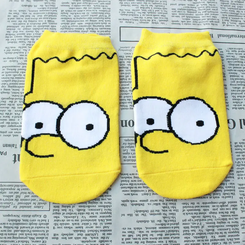 Dreamlikelin-1-Pair-Funny-Women-Children-Socks-Cute-Happy-Cotton-Socks-Simpsons-Family-Novelty-Spring-Autumn(6)