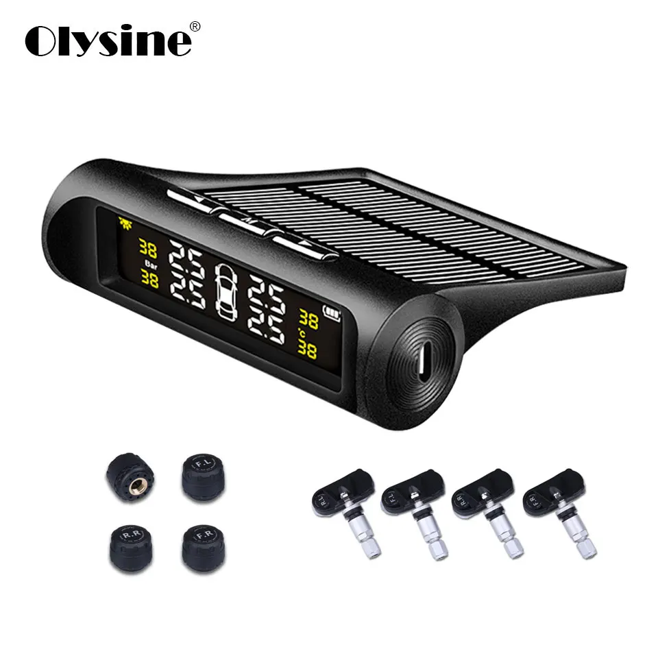 Olysine умный автомобиль TPMS беспроводная система мониторинга давления в шинах