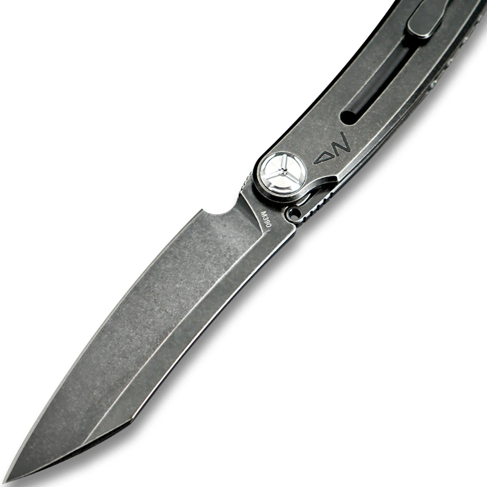 TWOSUN M390 карманный складной нож Походный нож охотничий нож Походный нож инструмент для выживания на открытом воздухе EDC SLIP JOINT titanium TS130