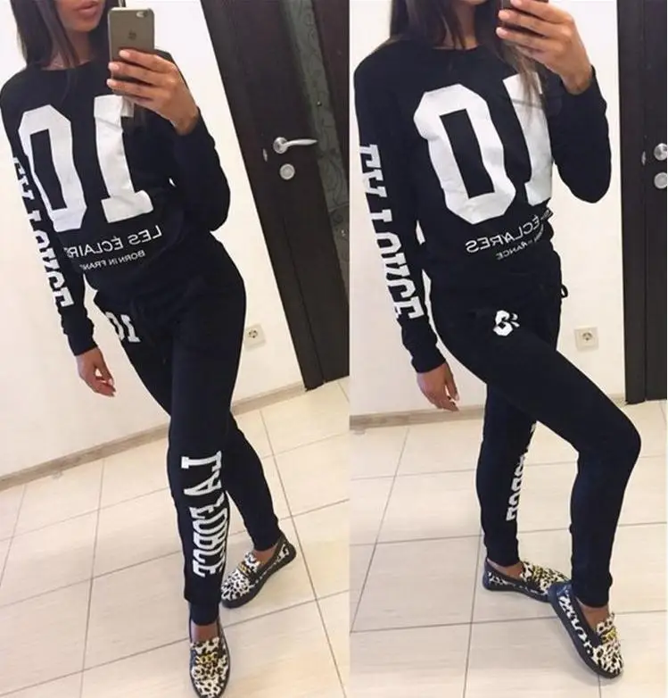 Женский комплект 2 шт. спортивные костюмы женские conjunto feminino komplet dresy damskie ensemble jupe et
