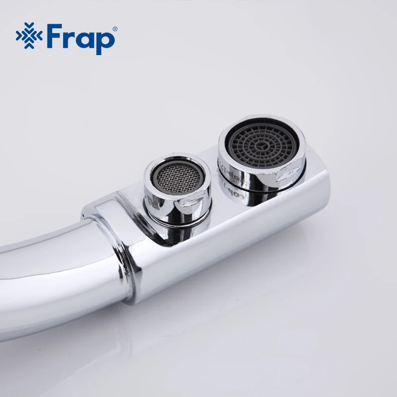 FRAP Kitchen Faucet 360 rotation modern kitchen sink faucet mixer taps faucet saving water chrome plated deck mounted tap ware FRAP Kitchen Faucet 360 rotation modern kitchen sink faucet mixer taps faucet saving water chrome plated deck mounted tap ware