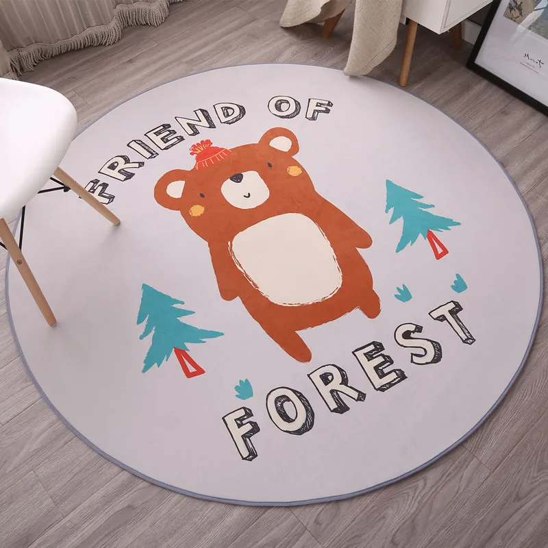 Cat Claw Anti-slip Bathroom Bath Mat Round Floor Carpet for Swivel Chair Living Room Kids Bedroom Rug Carpet Doormat 60/80/100cm Cat Claw Anti-slip Bathroom Bath Mat Round Floor Carpet for Swivel Chair Living Room Kids Bedroom Rug Carpet Doormat 60/80/100cm