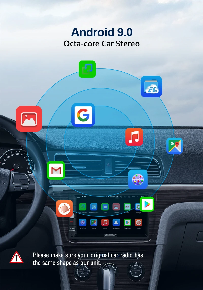 Flash Deal Pumpkin 2 Din 7