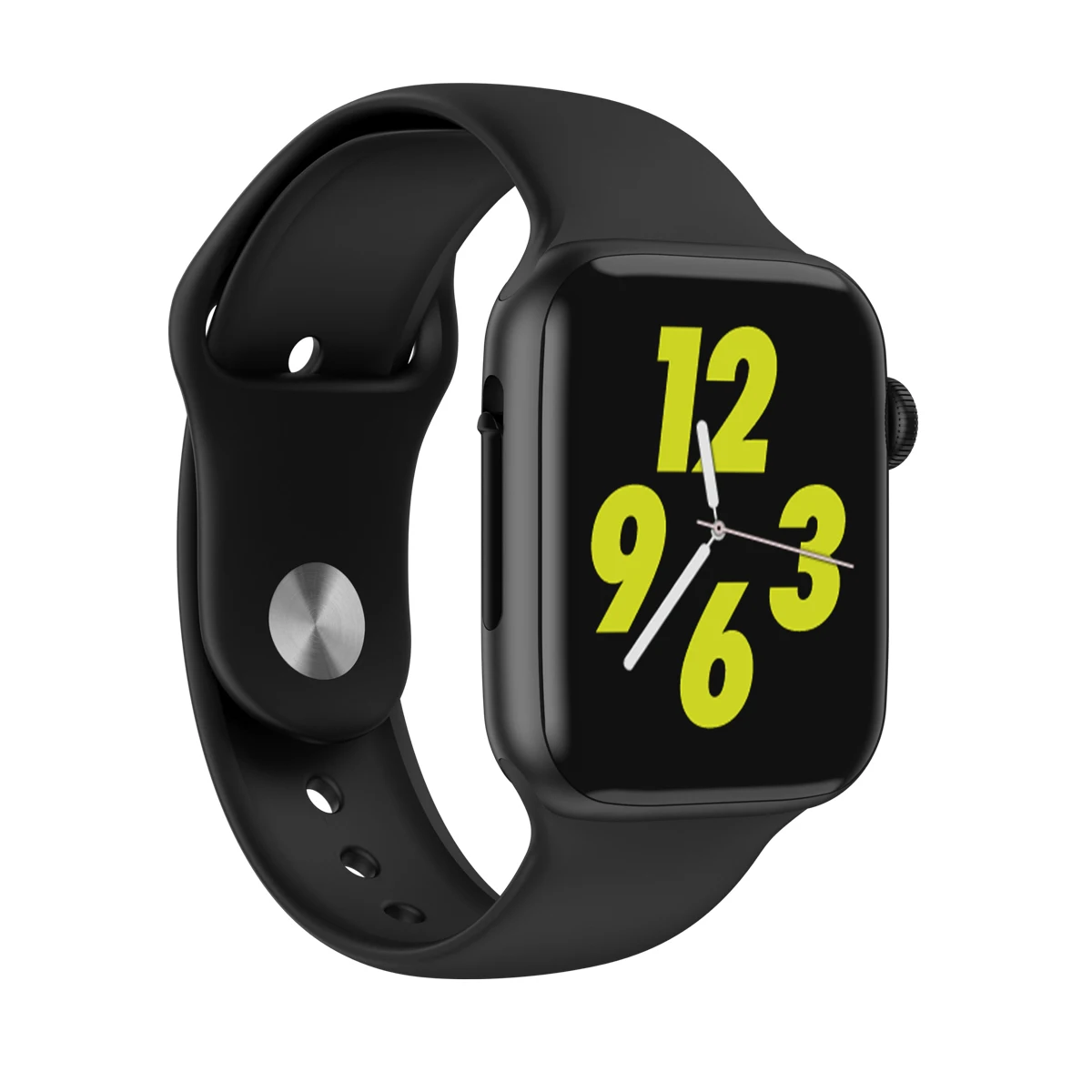 Iwo 8 Plus 44 мм Смарт часы Android ЭКГ ppg сердечного ритма Смарт Relogio Inteligente наручные часы Bluetooth Bracelect для IOS PK IWO 8 - Цвет: black