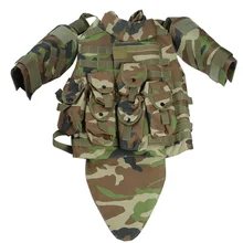 Армия США Военная Униформа Тактический Airsoft жилет для пейнтбола OTV боевой жилет Woodlannd