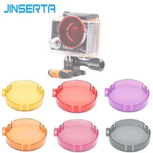 JINSERTA Дайвинг фильтр крышка объектива для eken H9R/H8R водонепроницаемый чехол Защитная крышка для eken Спорт камера H9R аксессуары для камеры