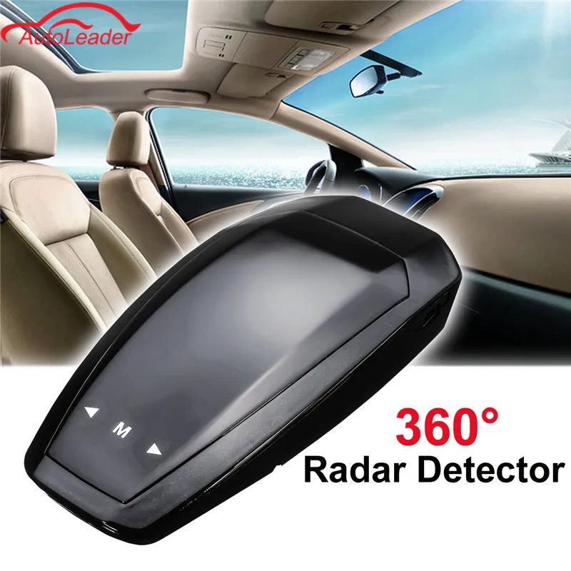 

12V 360 Degree VB Car Radar Detector LED Display Anti Radar Detector Russian/English Voice Alarm Vehicle Speed Control