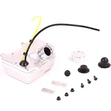 Baja CNC металлический топливный бак в сборе 85214 серебристого цвета