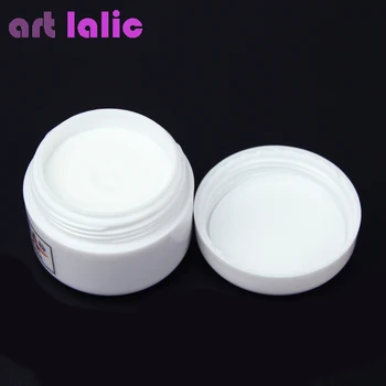 Art lalic 1pcs Polymer Acrylic Powder Crystal Nail Art Tips Builder CLEAR PINK WHITE