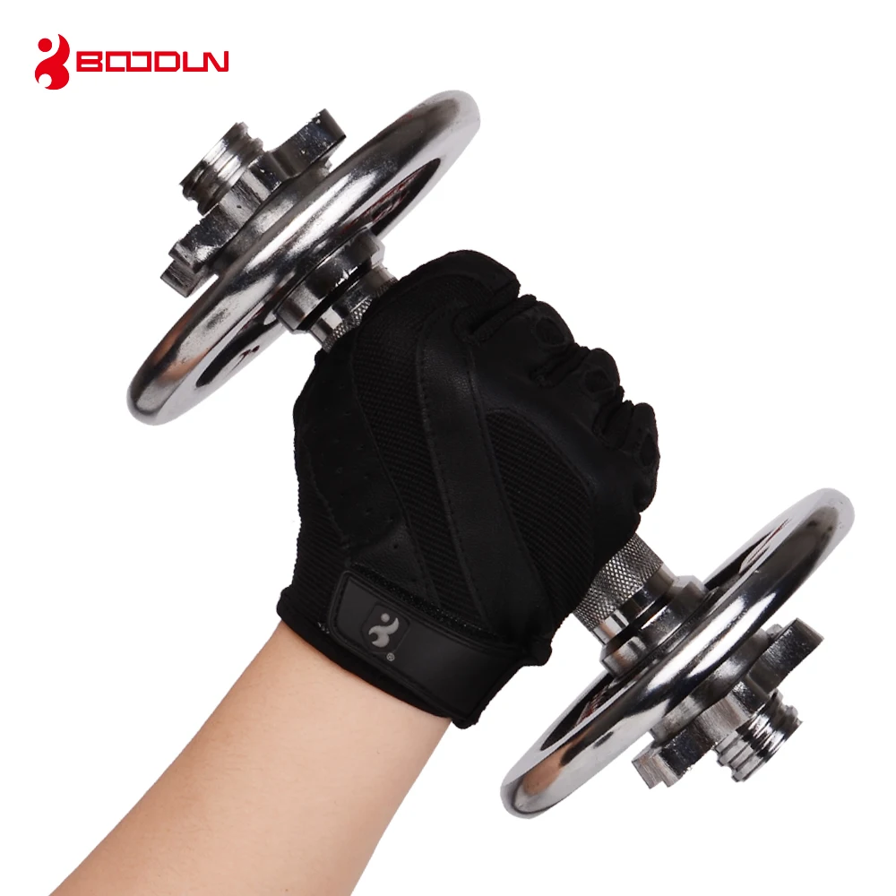 Boodun Genuine Leather Gym Weight Lifting Gloves Men Body Building Training Sports Fitness Exercise Pig Black Gloves Male Boodun Genuine Leather Gym Weight Lifting Gloves Men Body Building Training Sports Fitness Exercise Pig Black Gloves Male