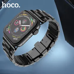 HOCO 316L нержавеющая сталь Бабочка Пряжка ремешок для Apple Watch 42 мм 44 мм 38 мм 40 мм металлический ремешок для IWatch серии 1 2 3 4