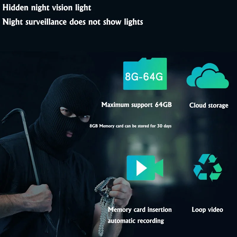 HD 1080P супер милая кошка батарея WiFi камера перезаряжаемая умная безопасности с