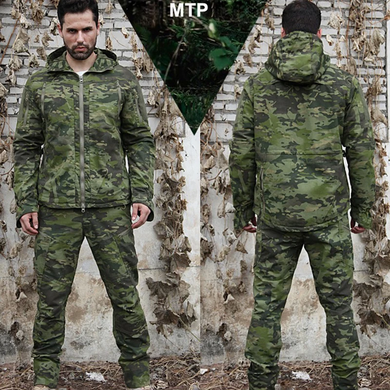MultiCam камуфляж Толстовка для охоты куртка CP Ripstop поле охотничья куртка CP для наружного охоты куртка с капюшоном