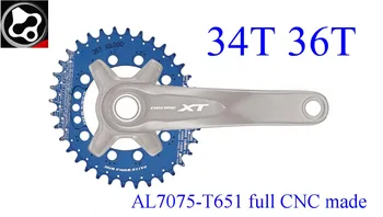 

FOURIERS Bike Chain-rings MTB Road Crankset Bicycle Parts Narrow Wide Oval chain-ringss for XT M8000 11 speed crank
