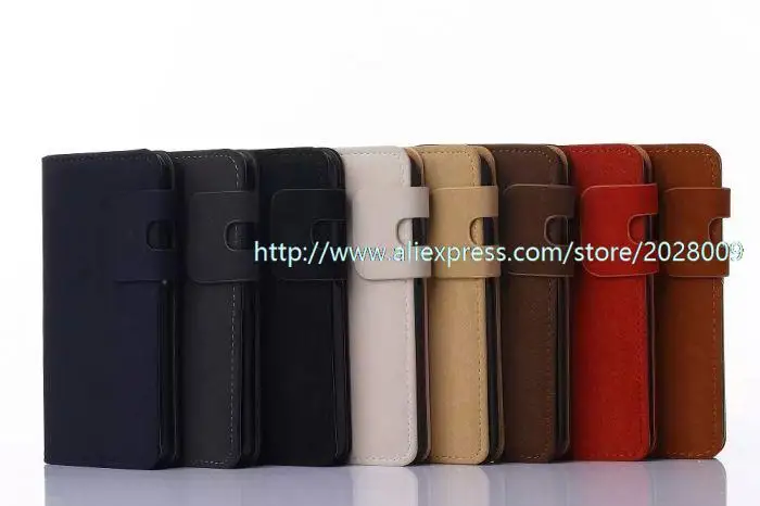 100pcs lot Flip Squirrel Texture Leather Wallet Holder Case Cover for Samsung Galaxy S6 G9200 Case